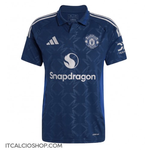 Manchester United Bruno Fernandes #8 Seconda Maglia 2024-25 Manica Corta